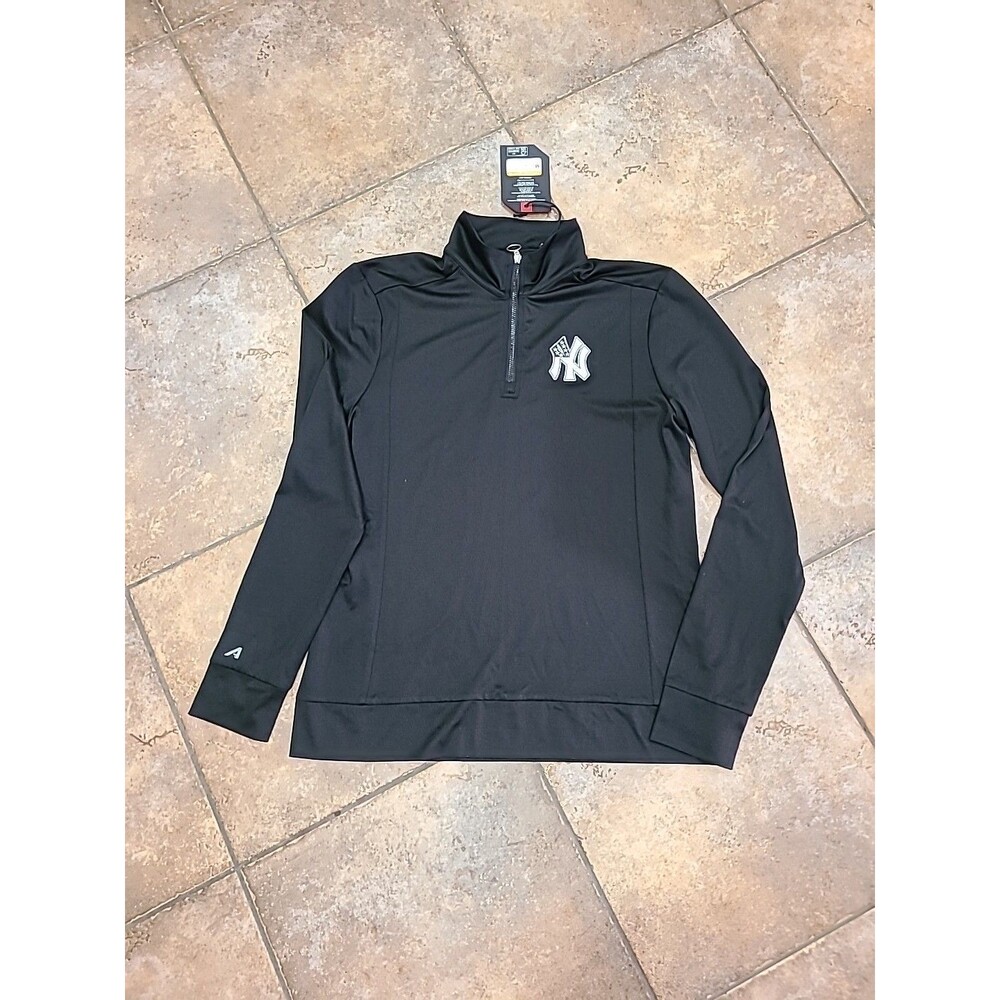 Women's New York Yankees 1/4 Zip Long Sleeve Pullover Jacket Size M